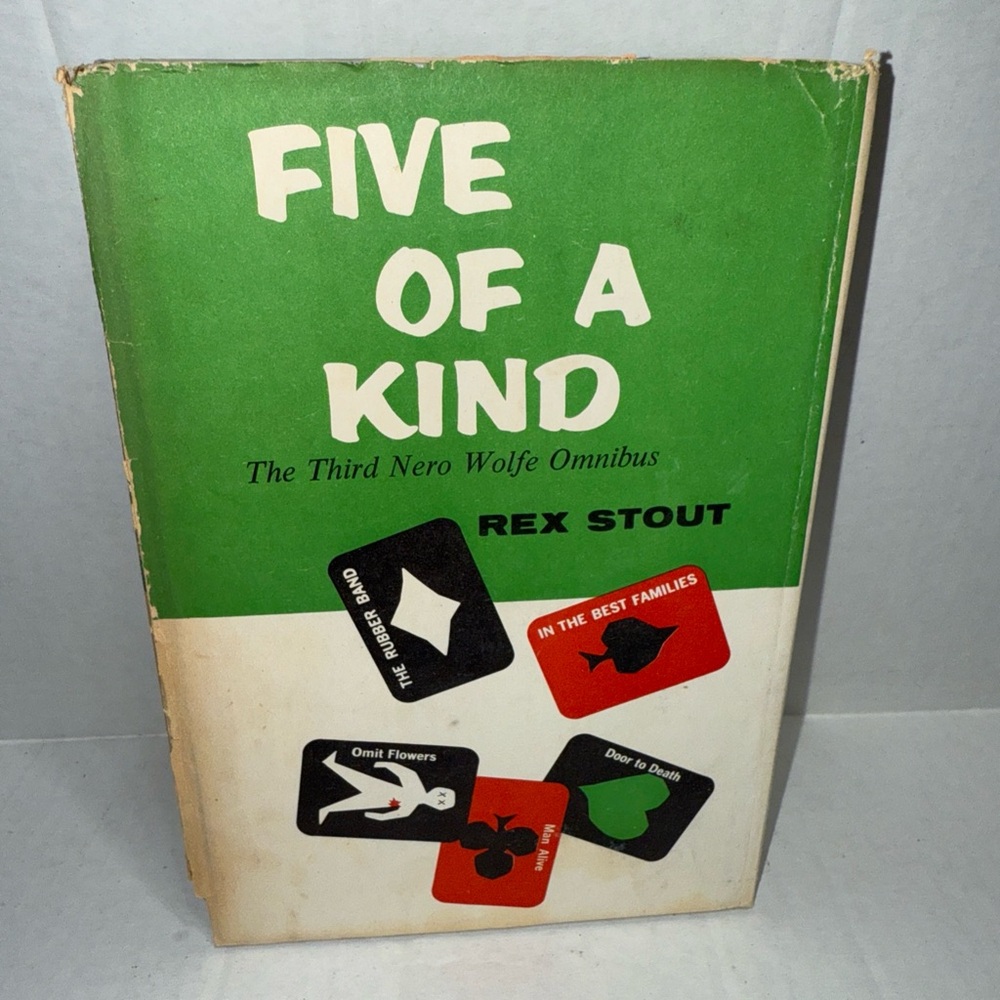 Five of a Kind: Third Nero Wolfe Omnibus by Rex Stout Book  [BCE · 1961]